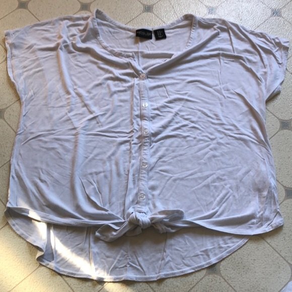 Rachel Zoe tie front shirt size XL - Picture 1 of 5